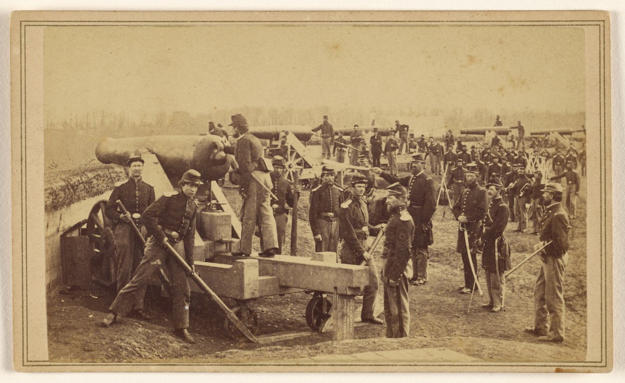 [Fort Tottens forsvarsverk i Washington] av Mathew B. Brady