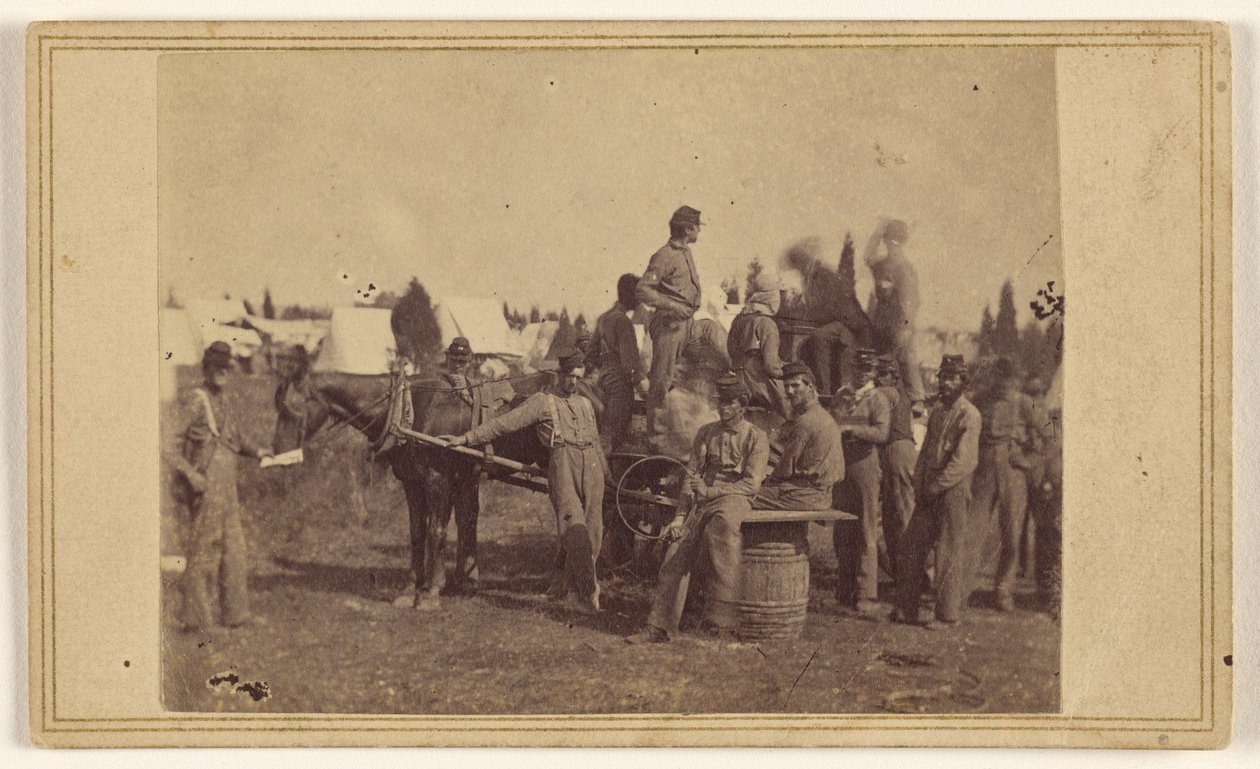 Nybyggere fra Fort Runyon av Mathew B. Brady