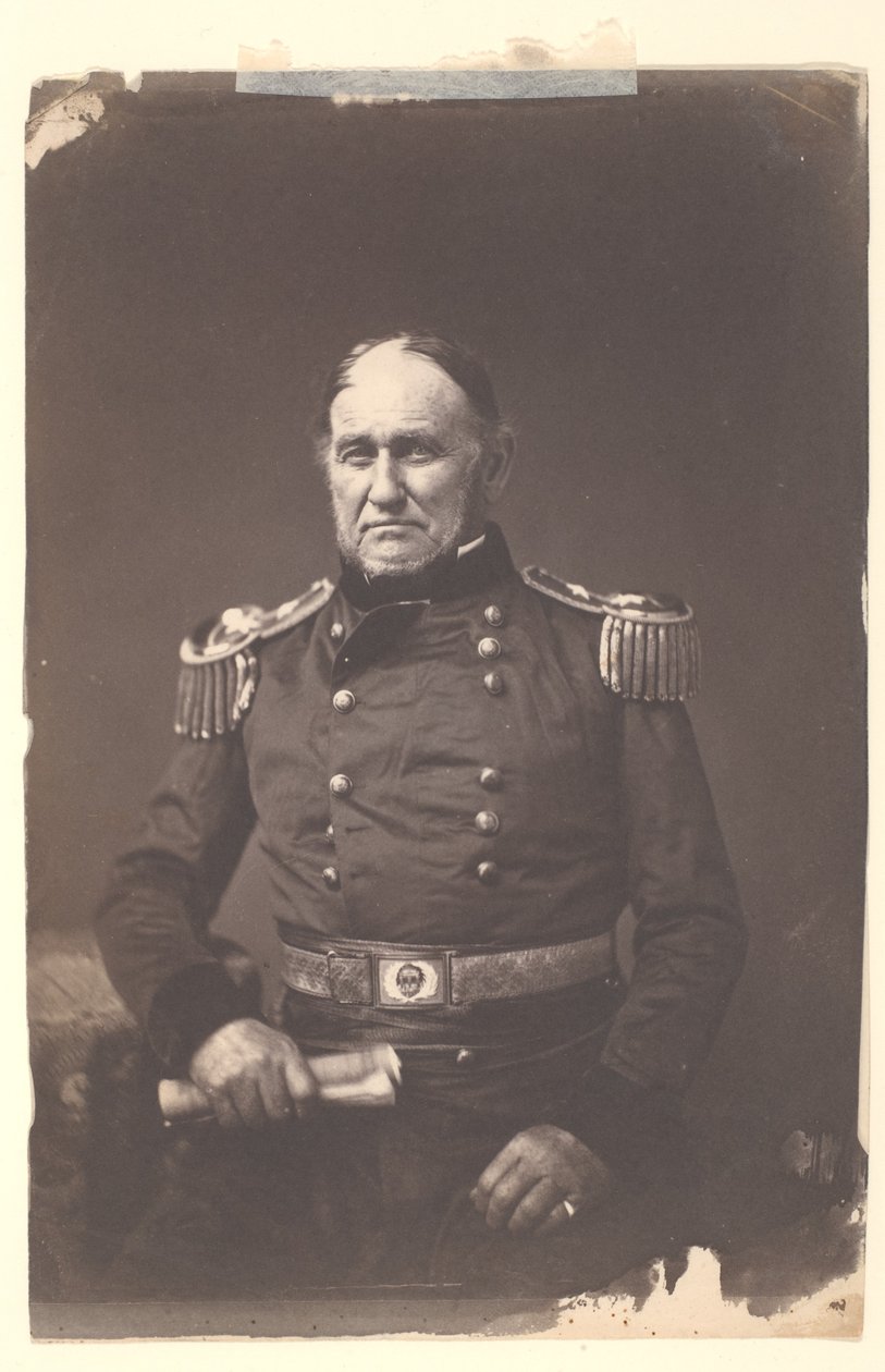 Generalmajor David E. Twiggs av Mathew B. Brady