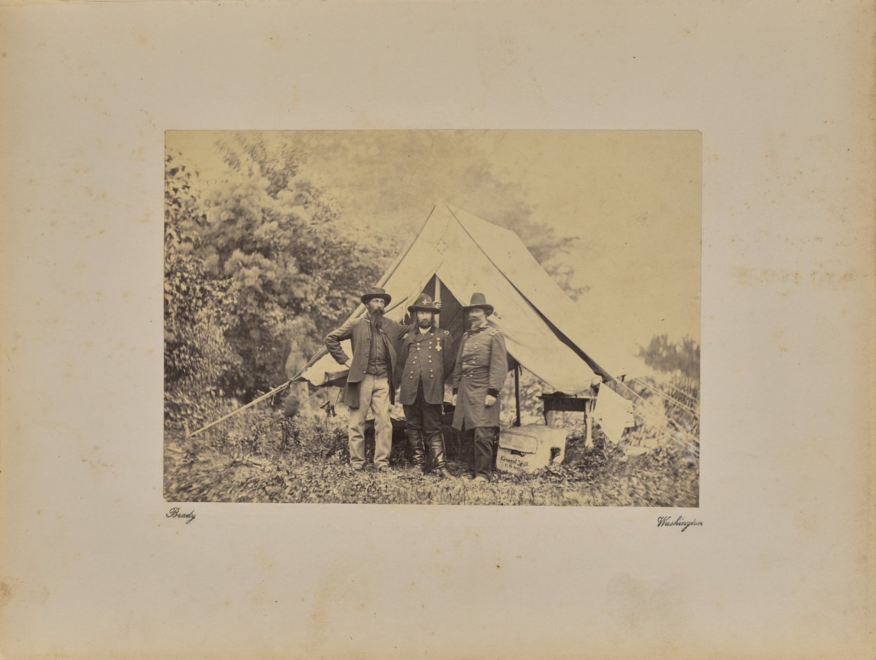 Martindale og Russell og Neil [sic] av Mathew B. Brady