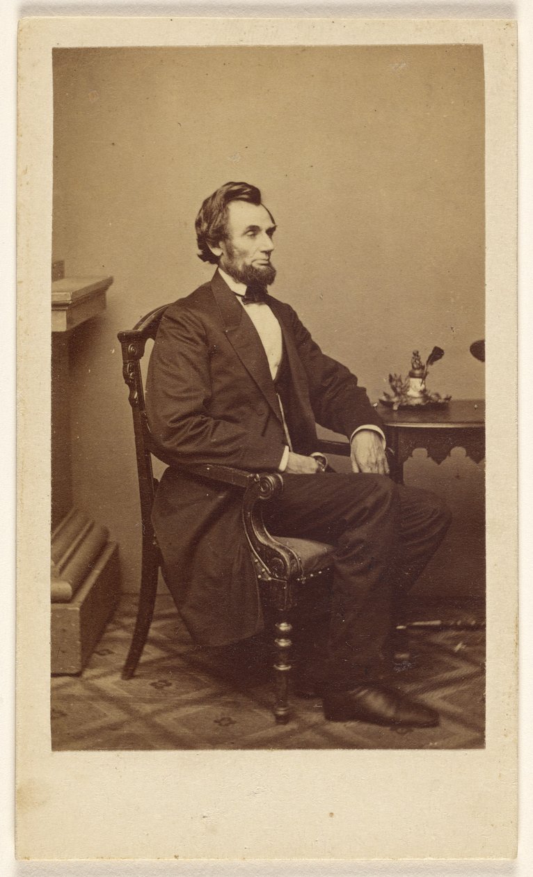 President Abraham Lincoln, Washington, D.C. av Mathew B. Brady