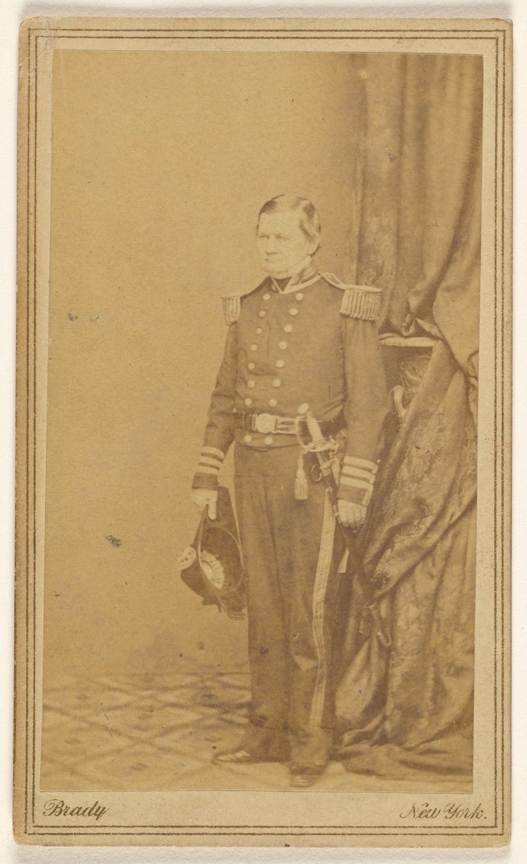 Konteradmiral Jas. Smith, U.S.N. Ch. Bu of Jacks & (---illeg.) Feb 9. 63. av Mathew B. Brady