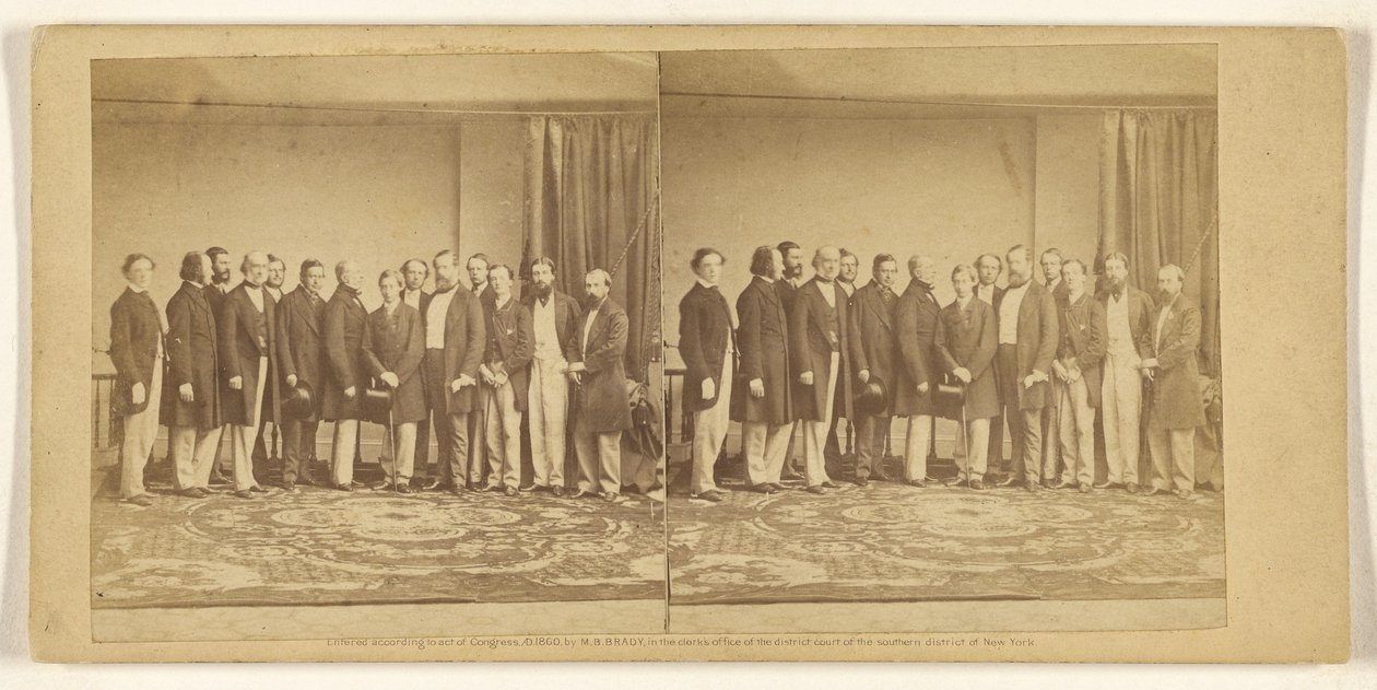 [Prinsen av Wales og hans følge] av Mathew B. Brady