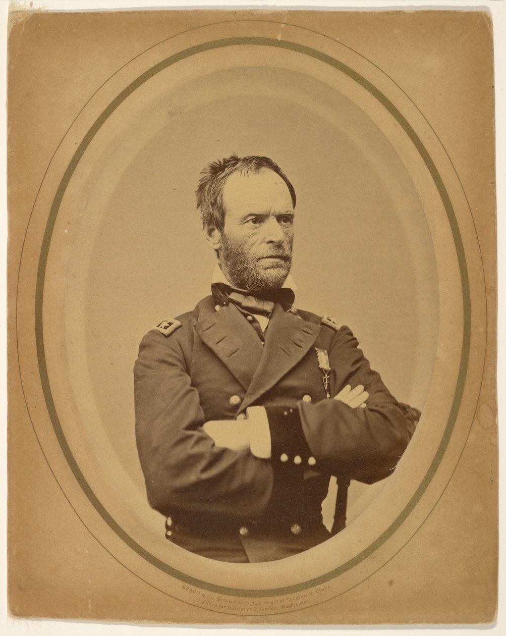 William Tecumseh Sherman av Mathew B. Brady