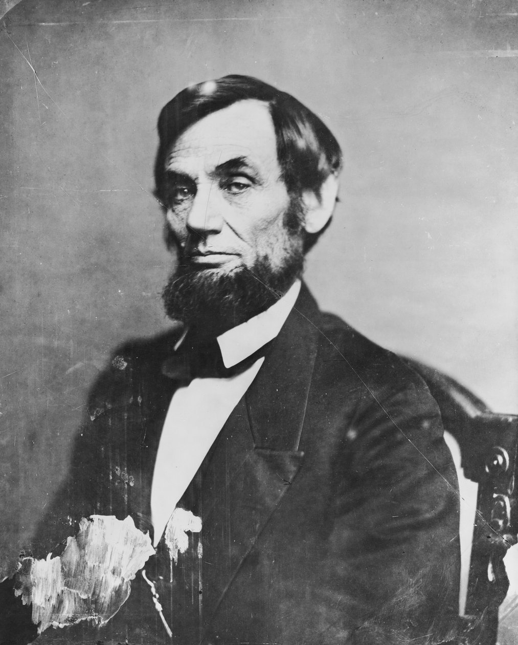 Abraham Lincoln, 1861 av Mathew B. Brady