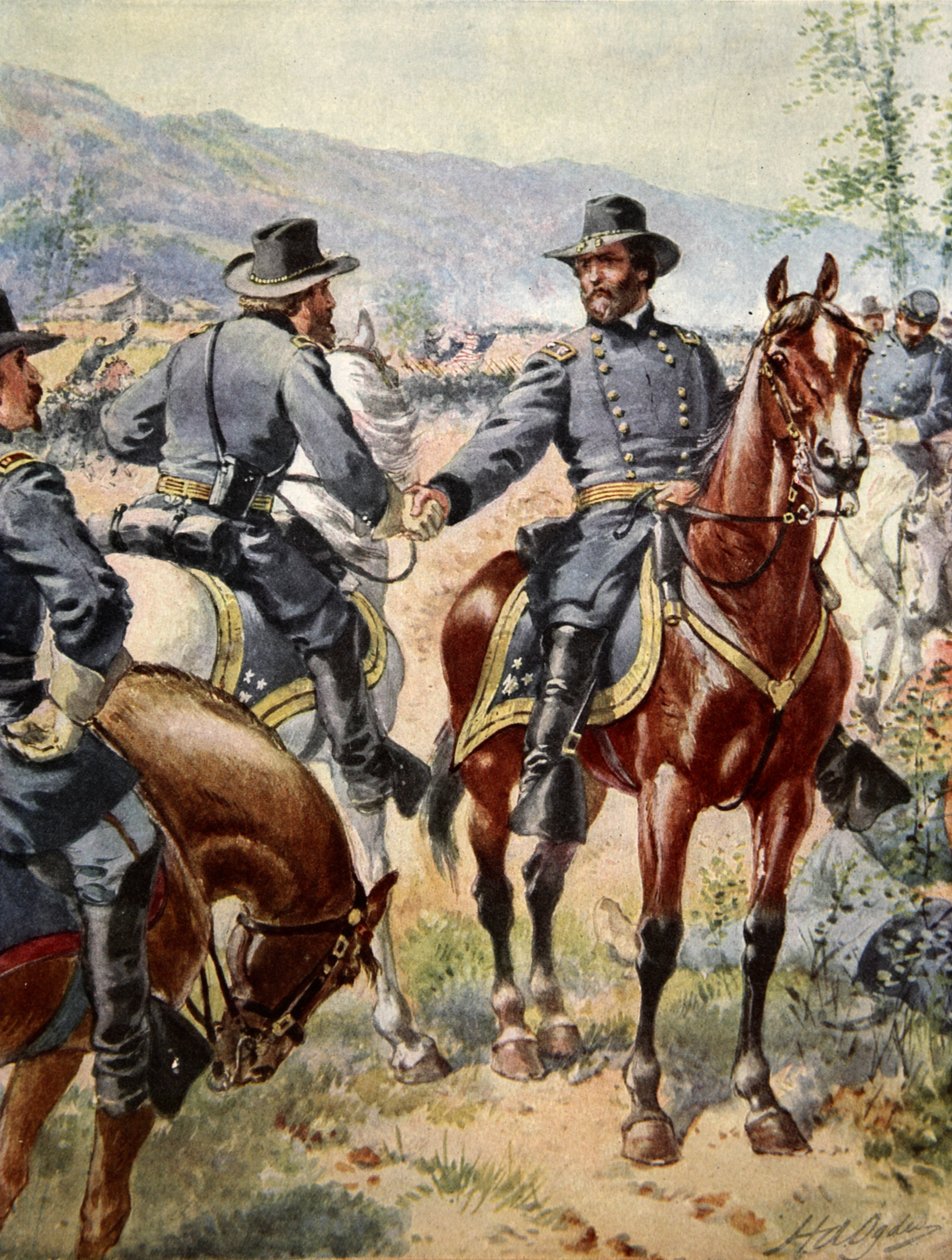 General George Henry Thomas (1816-70) i slaget ved Chickamauga, 20. september 1863 av Mathew B. Brady