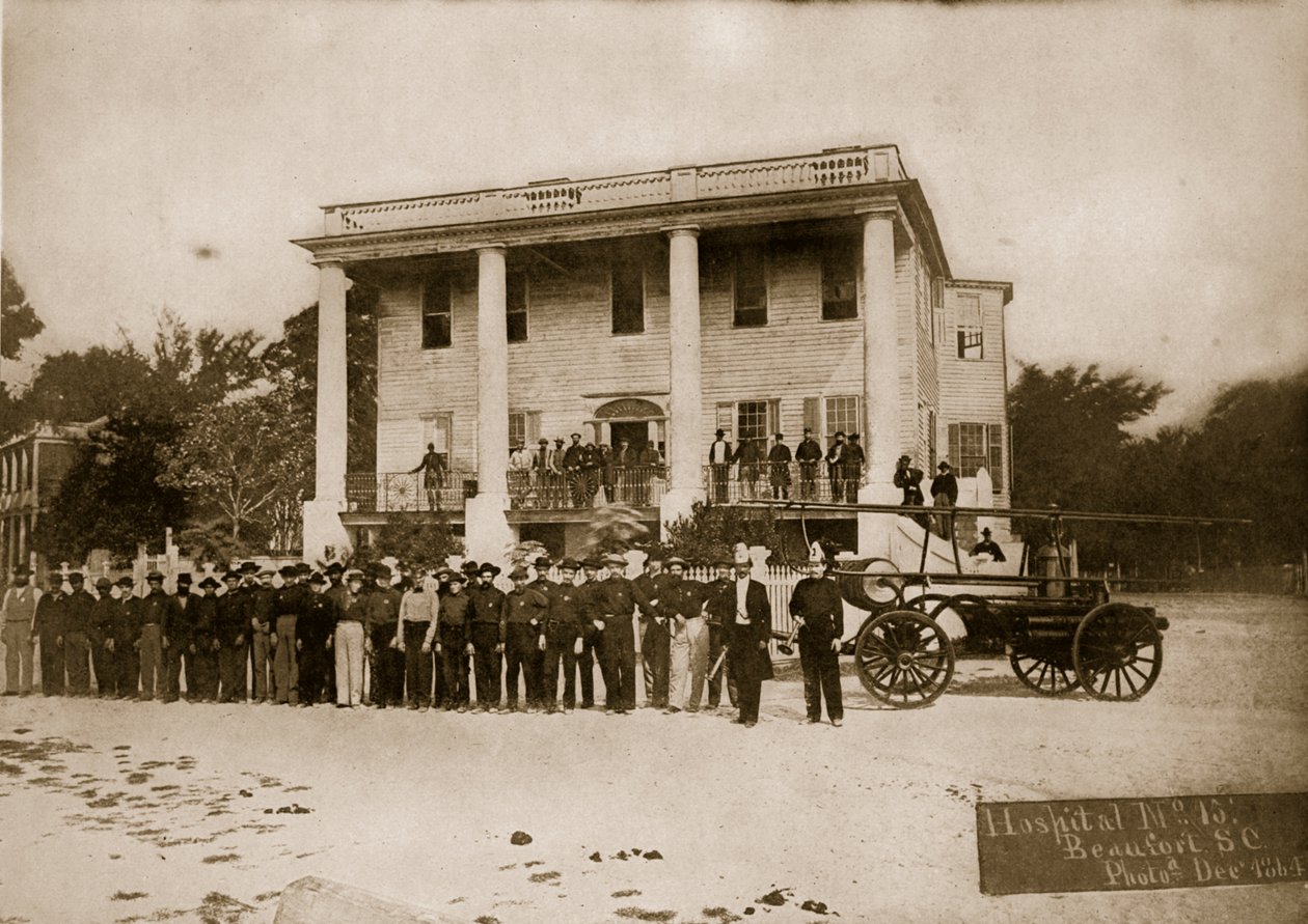 Hospital nr. 15, Beaufort, South Carolina, 1864 av Mathew B. Brady
