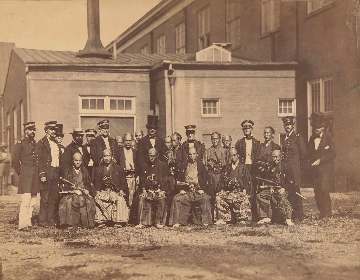 [Japanske ambassaden, Navy Yard, Washington, DC], 1860. av Mathew Brady