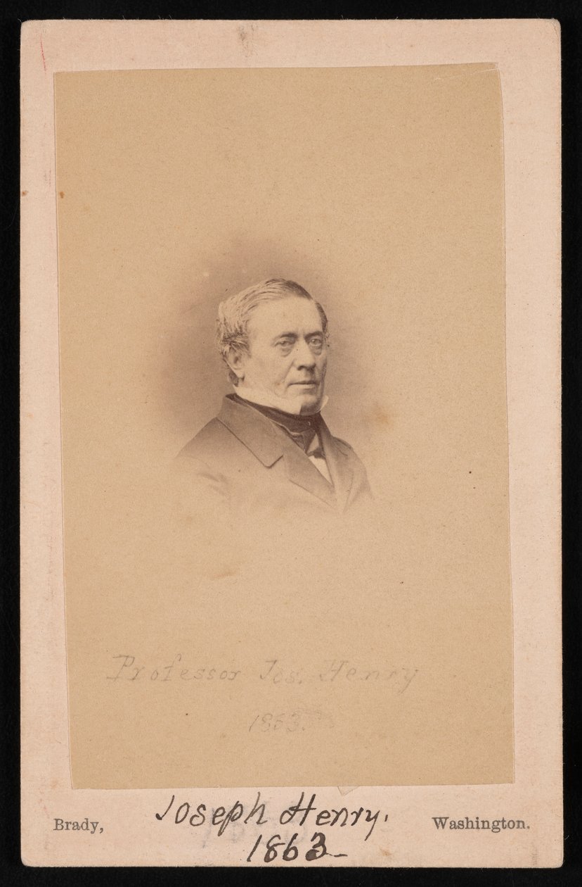Portrett av Joseph Henry 1797-1878, 1863. av Mathew Brady