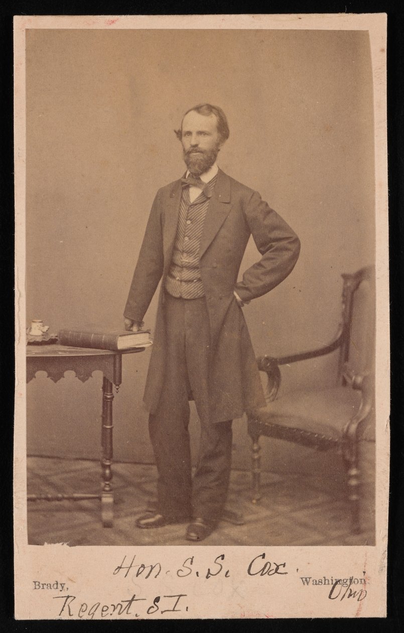 Portrett av Samuel Sullivan Cox 1824-1889, før 1889. av Mathew Brady