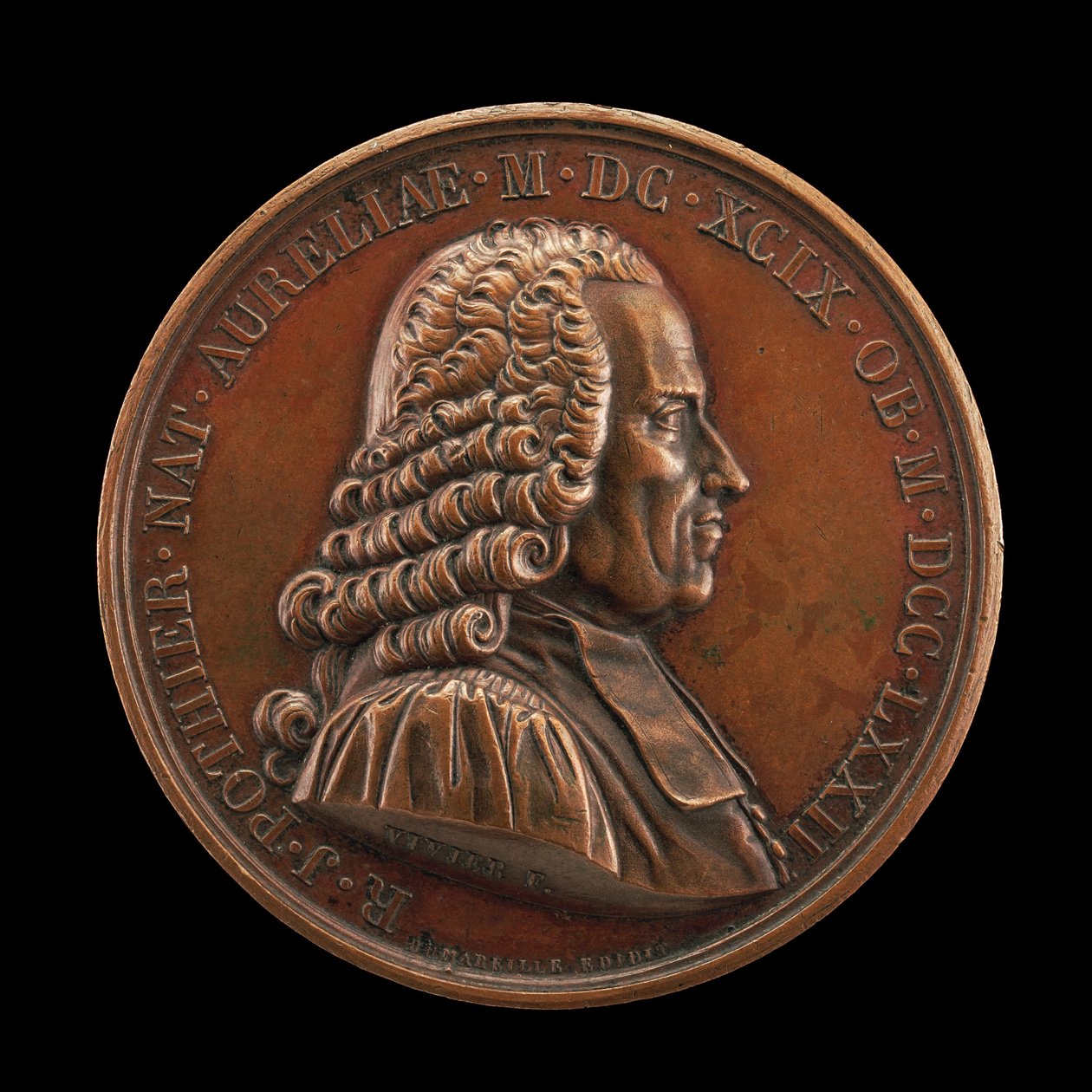 Robert-Joseph Pothier, 1699-1772, jurist og professor [forside], 1823. av Mathias Nicholas Marie Vivier