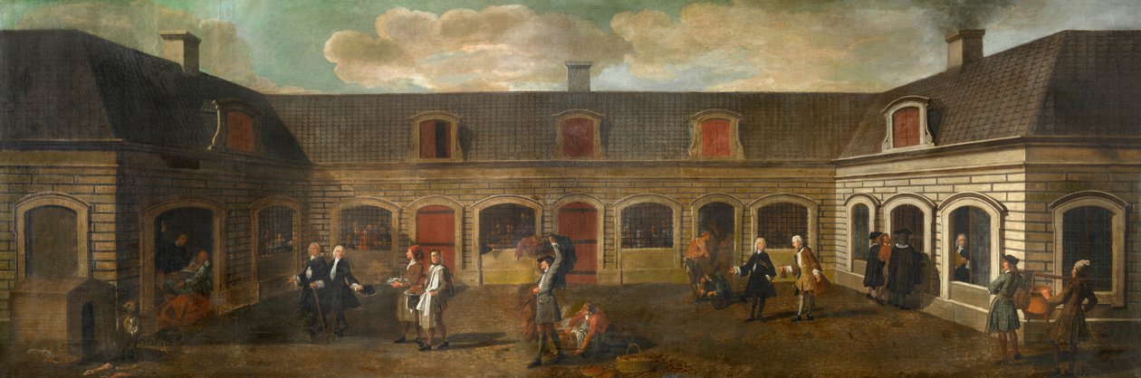 The Prison (olje på lerret) av Mathias de Visch