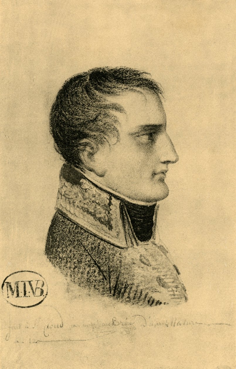 Napoleon som første konsul, 1803 eller 1804, 1921. av Mathieu Van Brée