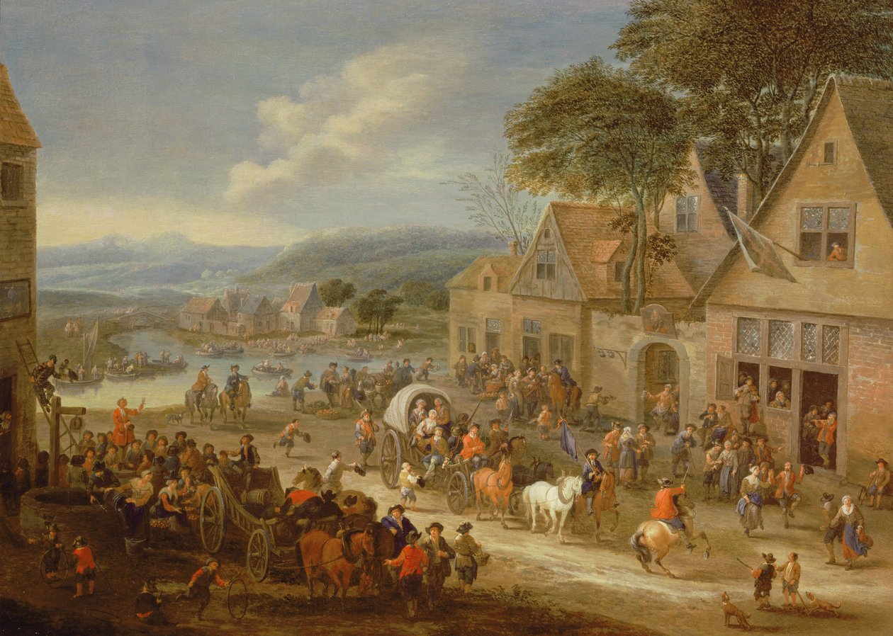 En landsbymesse av Mathys Schoevaerdts
