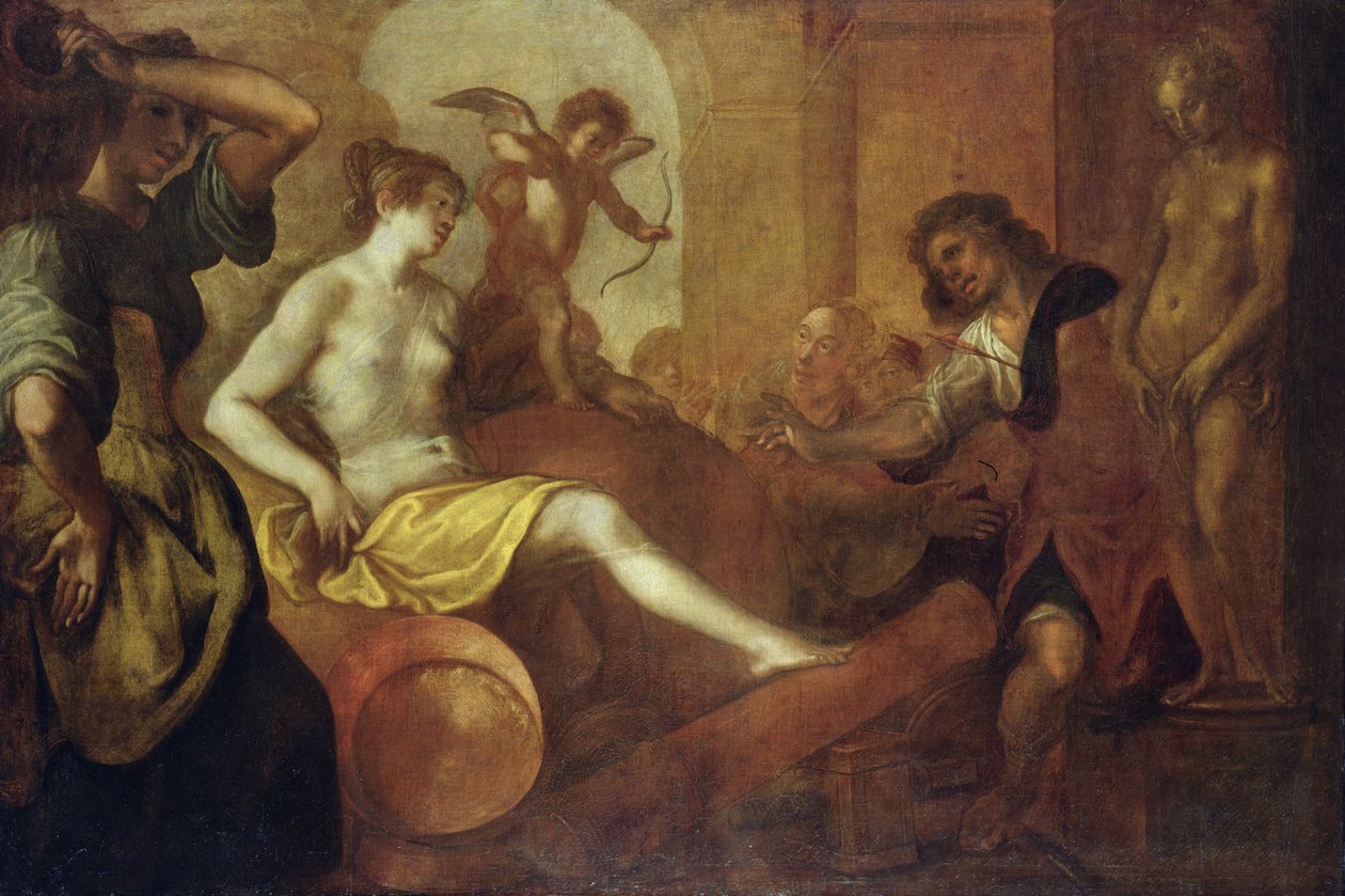 Venus i Pygmalions verksted, 1639 av Mattaeus Gundelach
