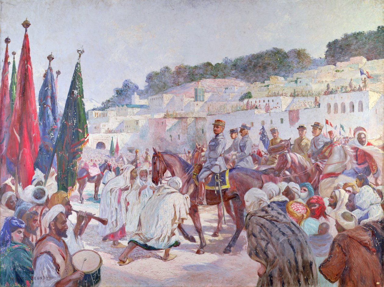 Inngang til general Pomeyran i Ouezzan eller Meknes, Marokko av Matteo Brondy