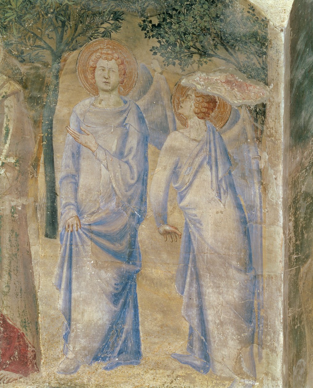 Engler fra kapellet St. Jean, 1347 av Matteo Giovanetti