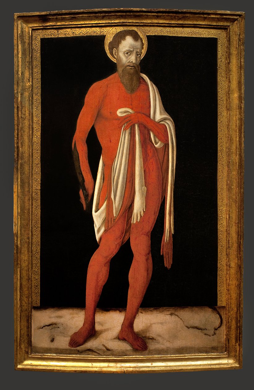 Saint Bartholomew, apostelen av Matteo di Giovanni di Bartolo