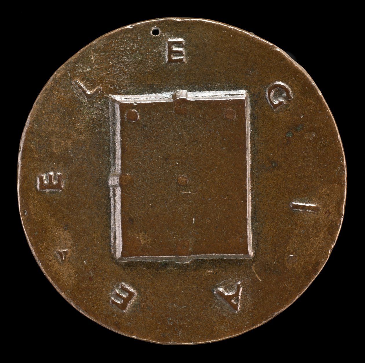 Lukket bok [revers], ca. 1446. av Matteo di Andrea de Pasti
