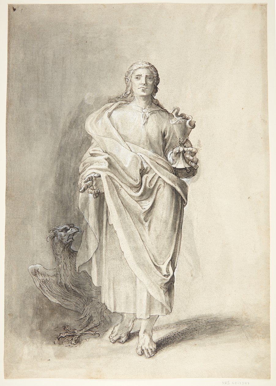 Jesus og de 12 apostle: Johannes av Matthäus Gundelach