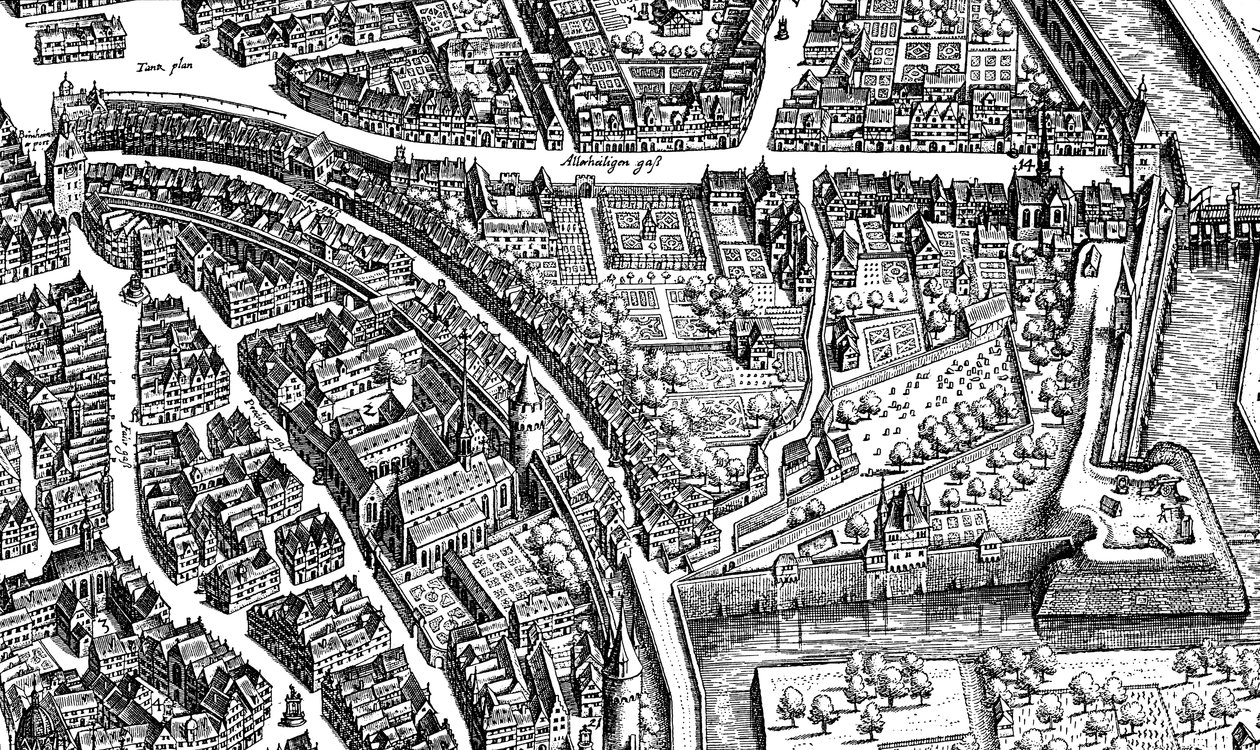 Frankfurt am Main, Tyskland av Matthaus Merian