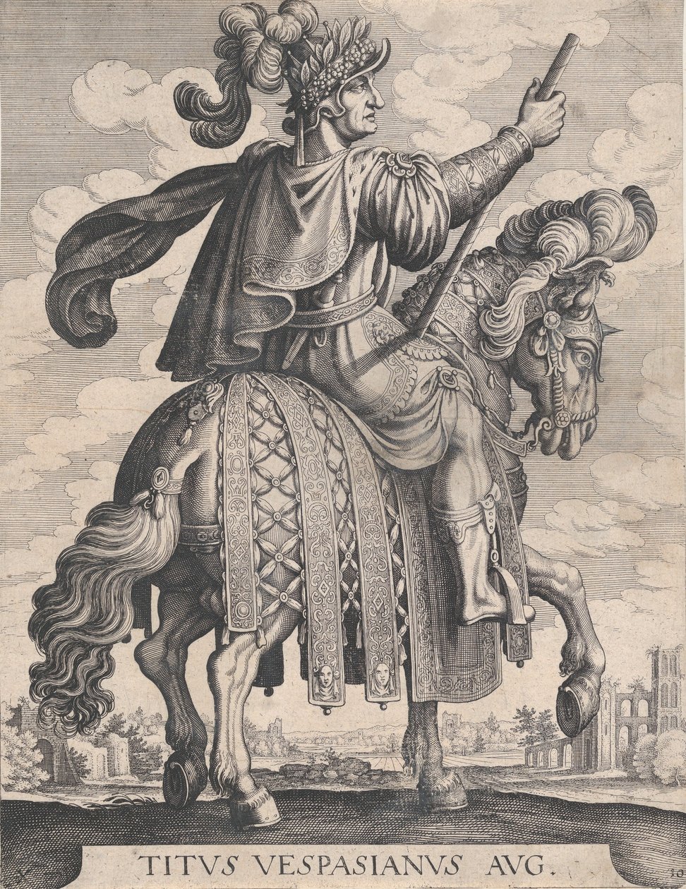 Plate 10: Keiser Titus til hest, fra 