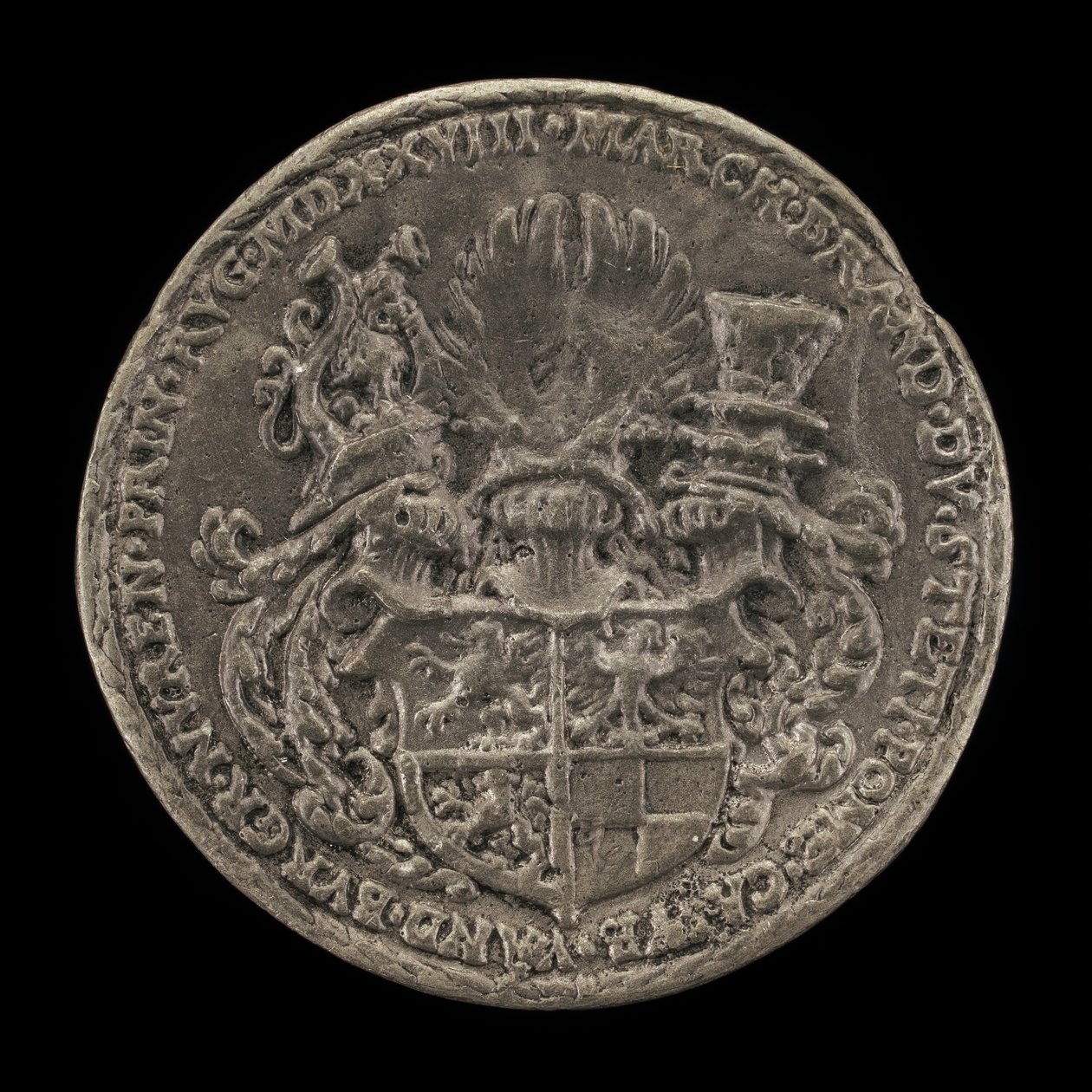 Blazon of Arms [revers], 1528. av Matthes Gebel