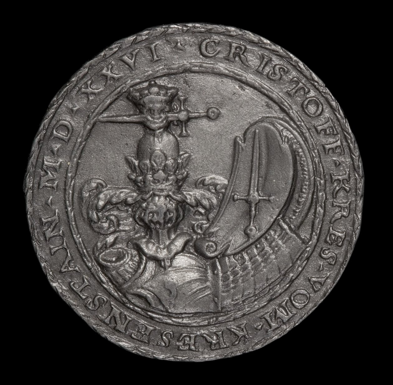 Våpenskjold [revers], 1526. av Matthes Gebel