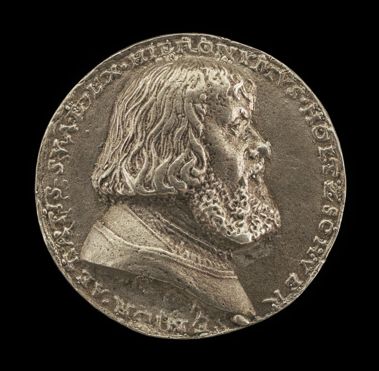 Hieronymus Holzschuher, 1469-1529, patricier av Nürnberg [forside], 1529. av Matthes Gebel