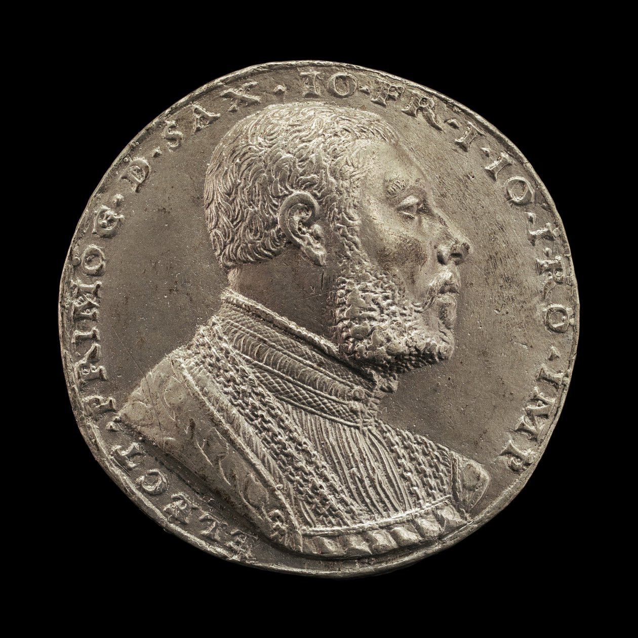 Johann Frederich, 1503-1554, kurfyrst av Sachsen 1532 [forside], ca. 1532. av Matthes Gebel