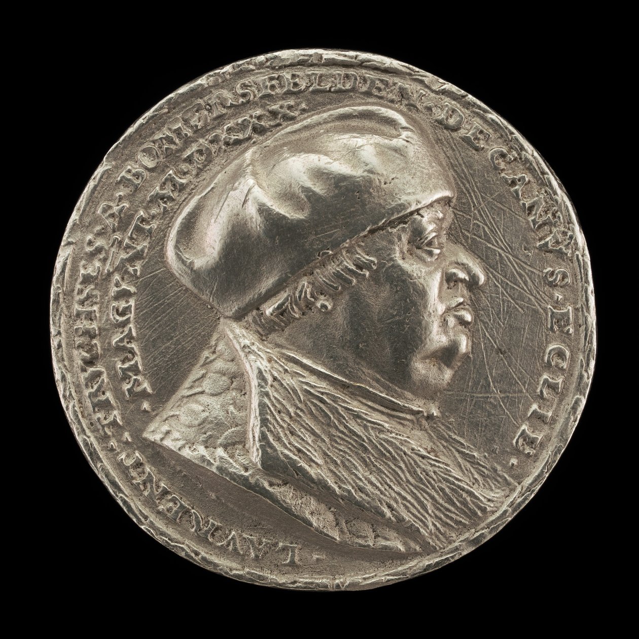 Lorenz Truchsess von Pommersfelden, 1473-1543, dekan ved katedralen i Mainz [forside]. av Matthes Gebel