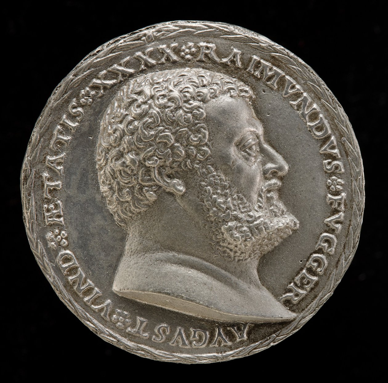 Raymund Fugger, 1489-1535, lærd og beskytter av kunsten [forsiden]. av Matthes Gebel