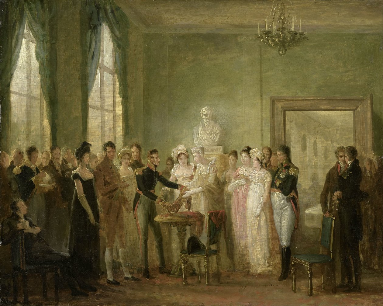 Et uidentifisert historisk emne av Mattheus Ignatius van Bree