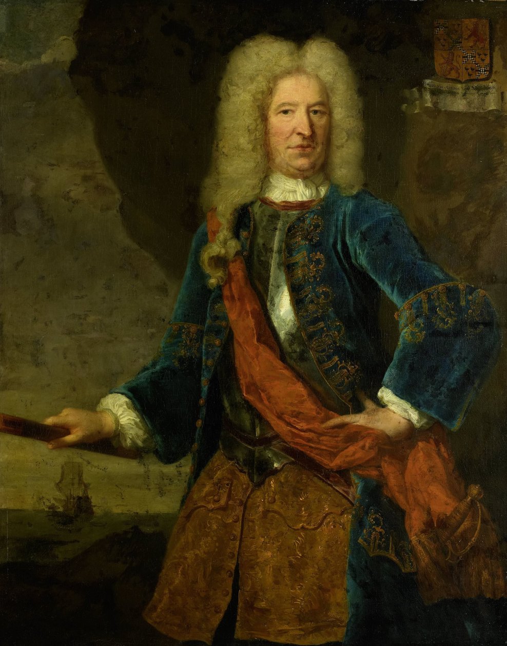 Portrett av François van Aerssen, Lord of Sommelsdijk, viseadmiral av Holland og Vest-Friesland av Mattheus Verheyden