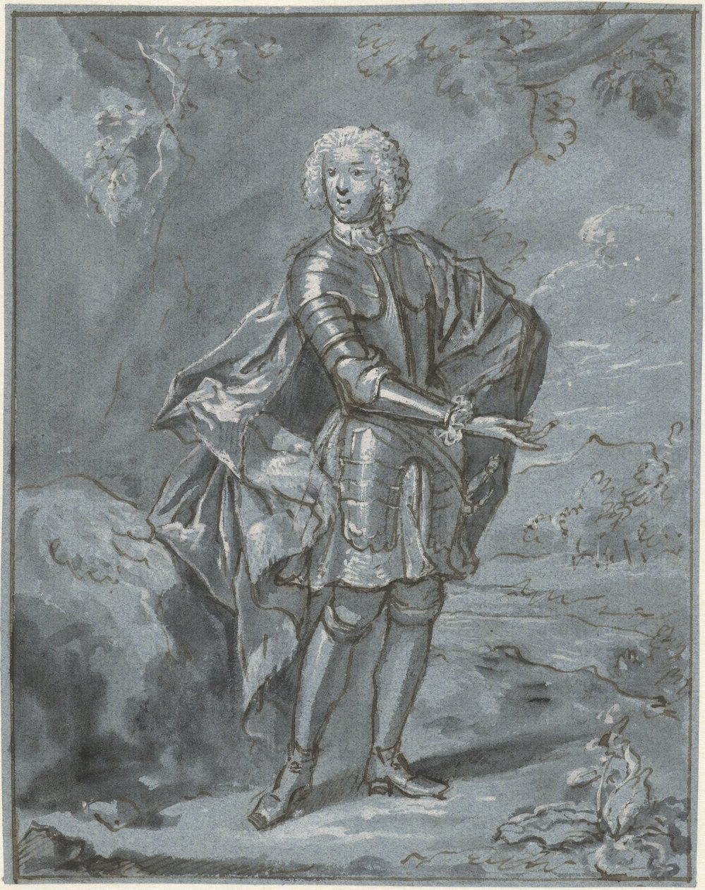 Portrett av en ukjent mann i rustning av Mattheus Verheyden