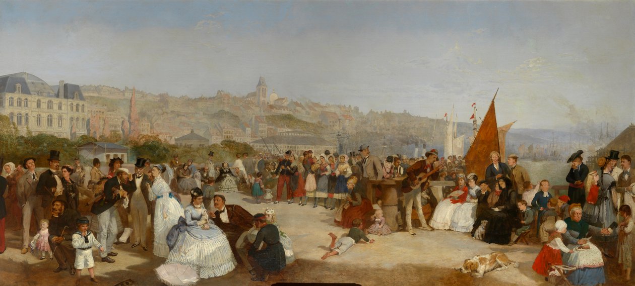 Boulogne brygge, 1870 av Matthew Somerville Morgan