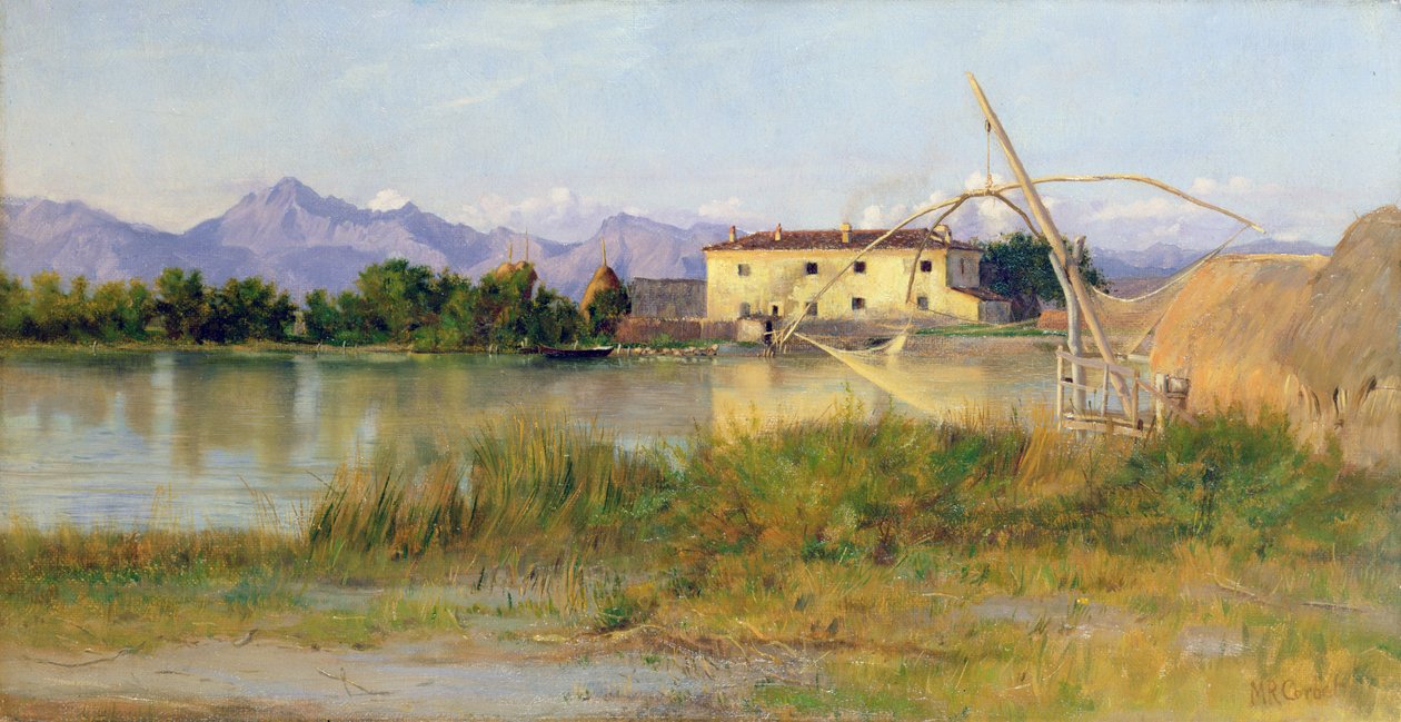 Etruskisk scene, Carrara-fjellene av Matthew Ridley Corbet