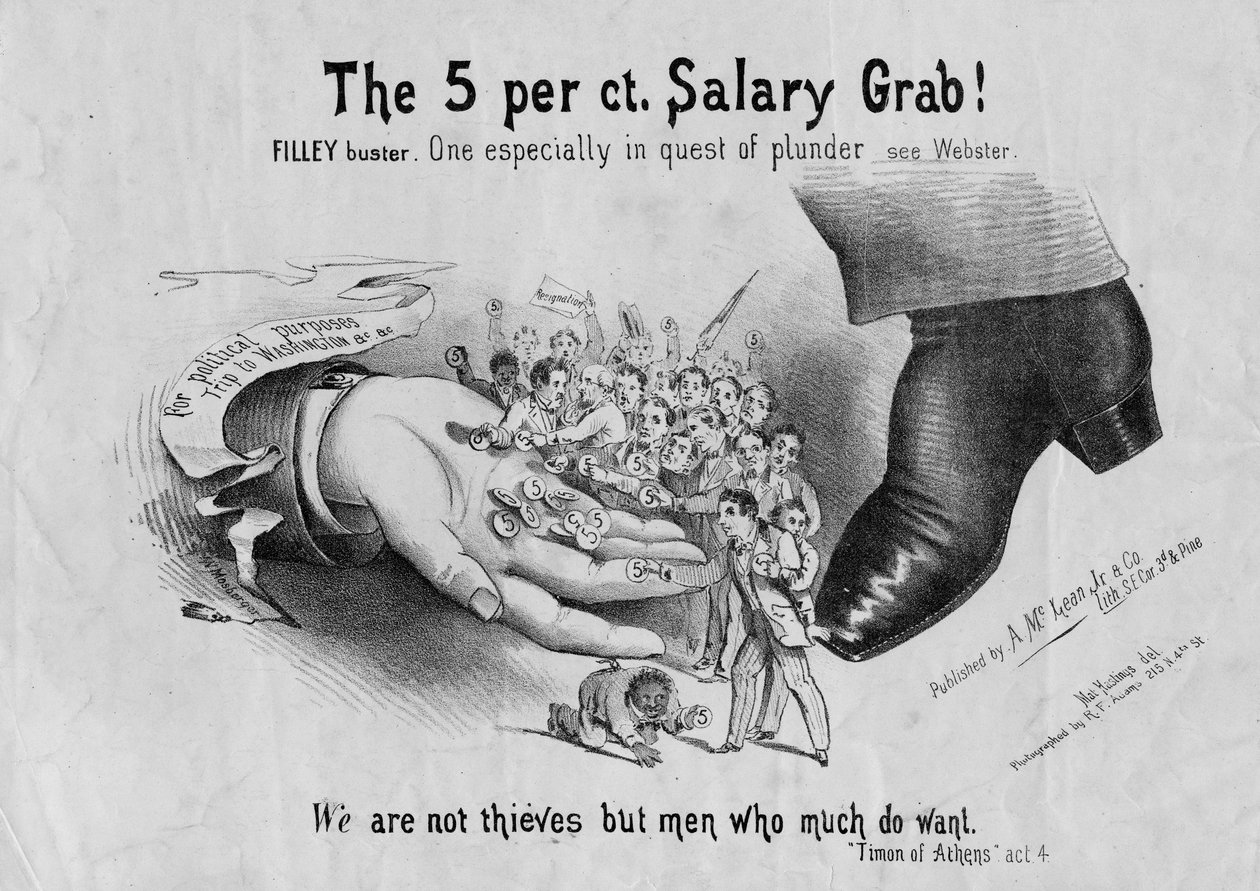 De 5 per ct. lønnsfangst!, utgitt av A. McLean Jr., St. Louis, ca. 1873 av Matthew Hastings