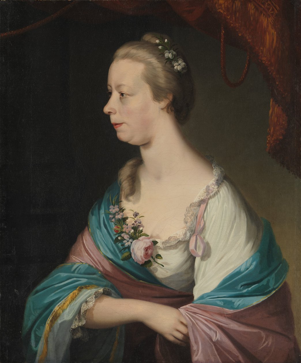 Christiana Stille Keen, ca. 1769 av Matthew Pratt
