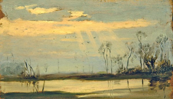 Ved Henley on Thames flommet elven over av Matthew Ridley Corbet