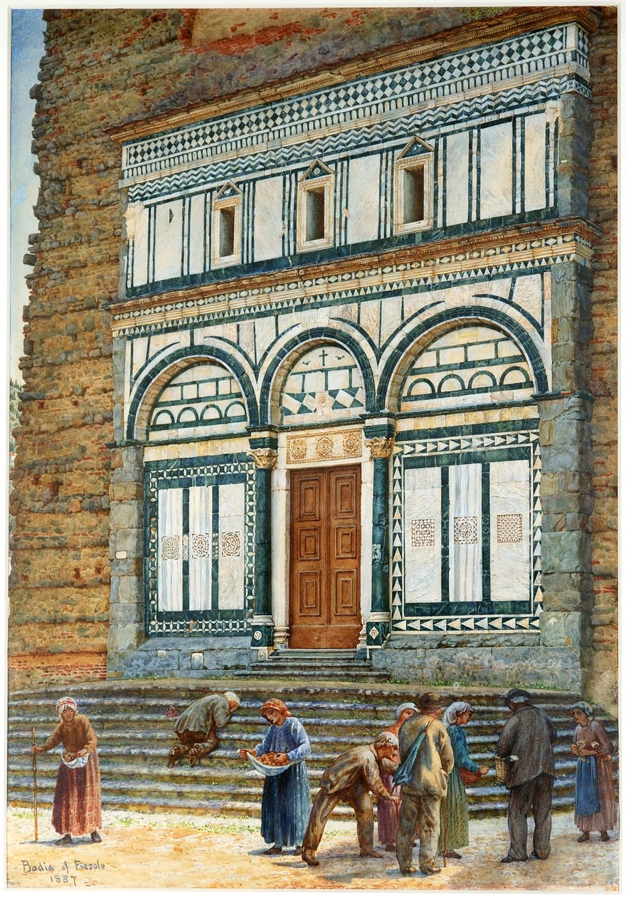 Badia of Fiesole, Firenze, Italia av Matthew Thomas Rooke