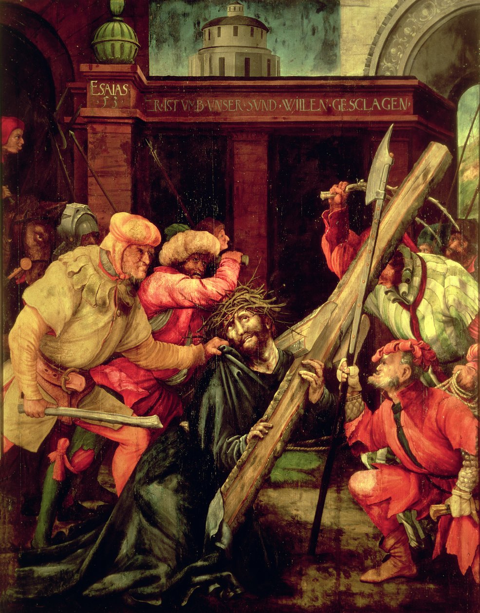Kristus bærer korset av Matthias Grünewald
