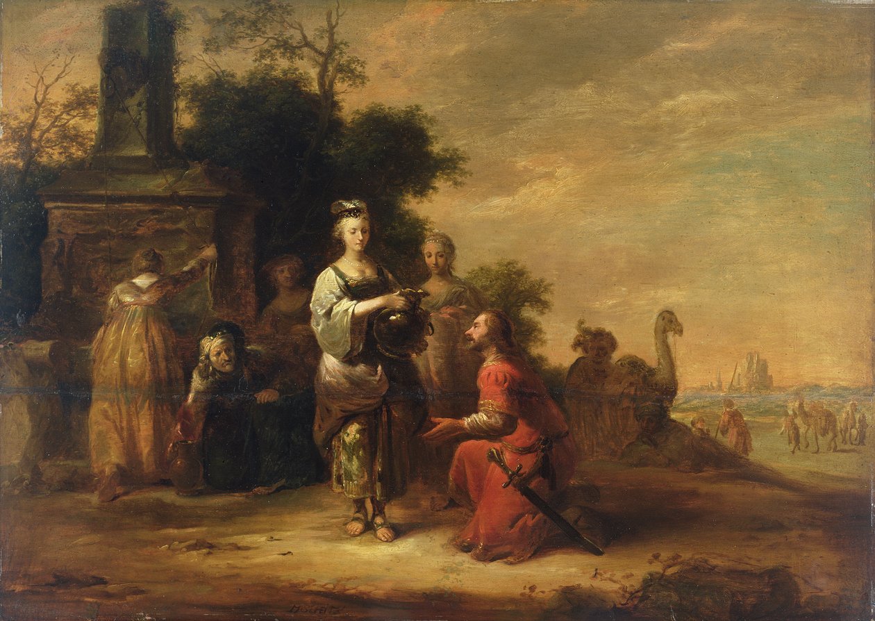 Rebecca og Eliezer av Matthias Scheits
