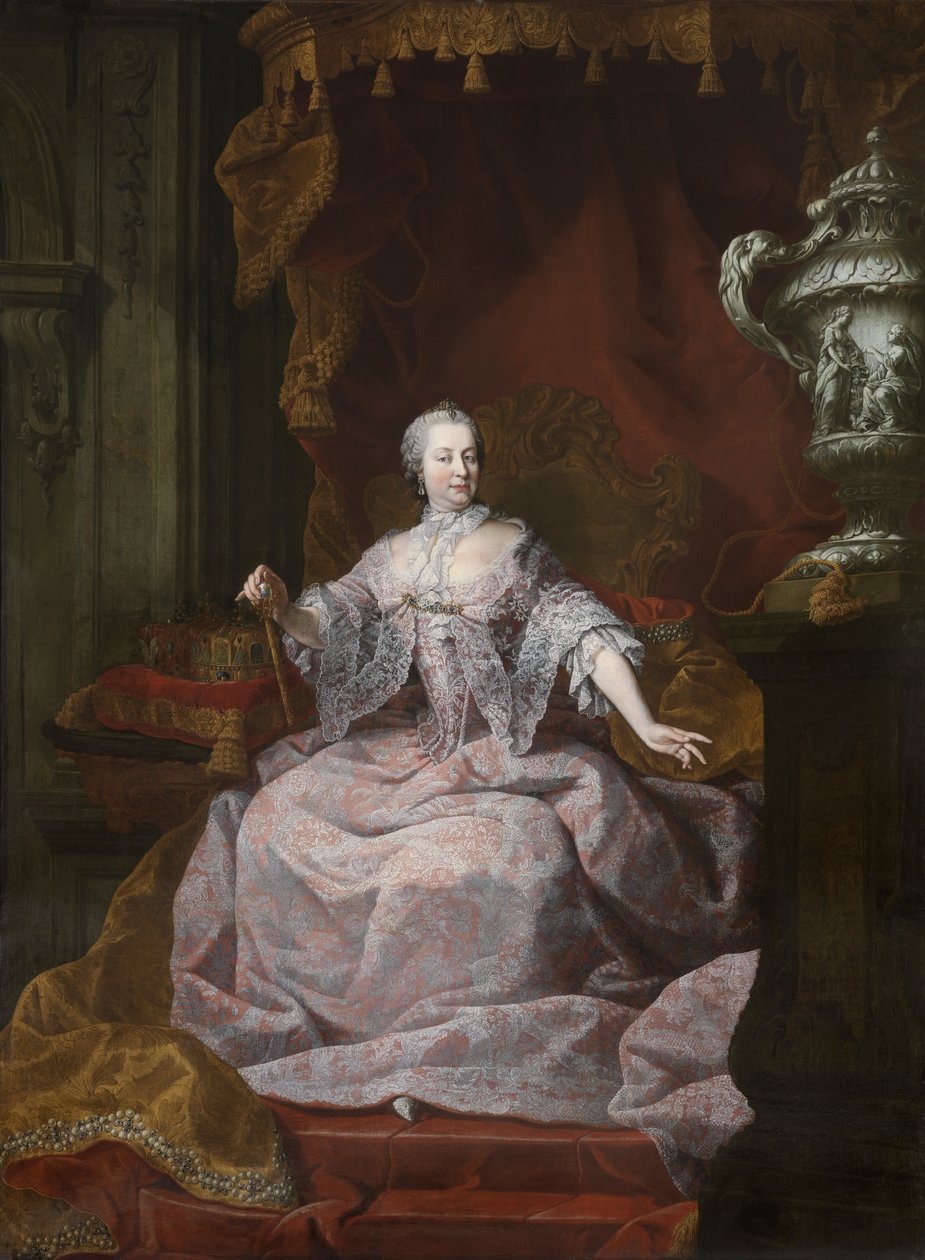 Portrett av keiserinne Maria-Theresia av Matthias de Visch  