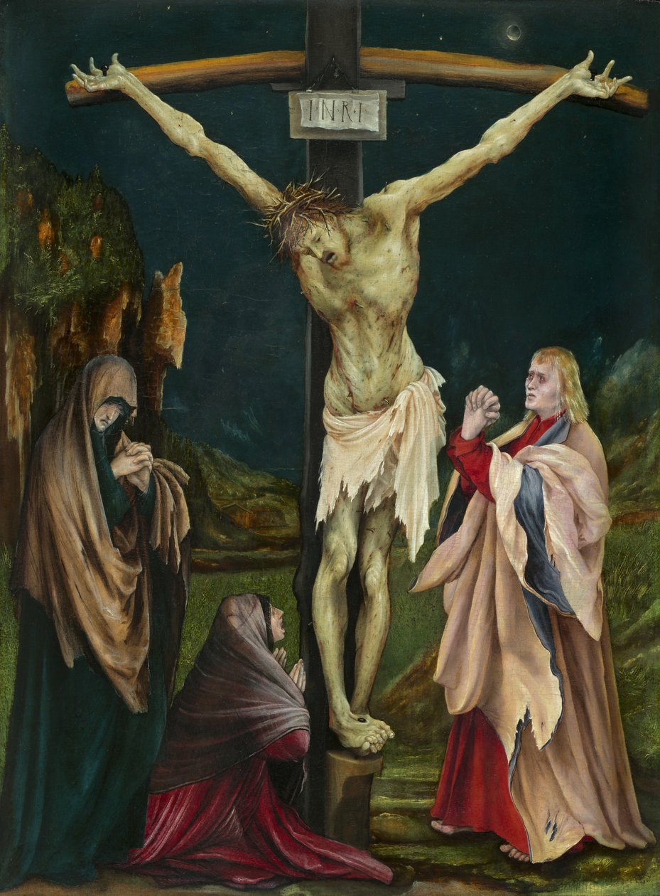 The Small Crucifixion, ca. 1511-20 (olje på panel) av Matthias (c.1480 1528) Grunewald