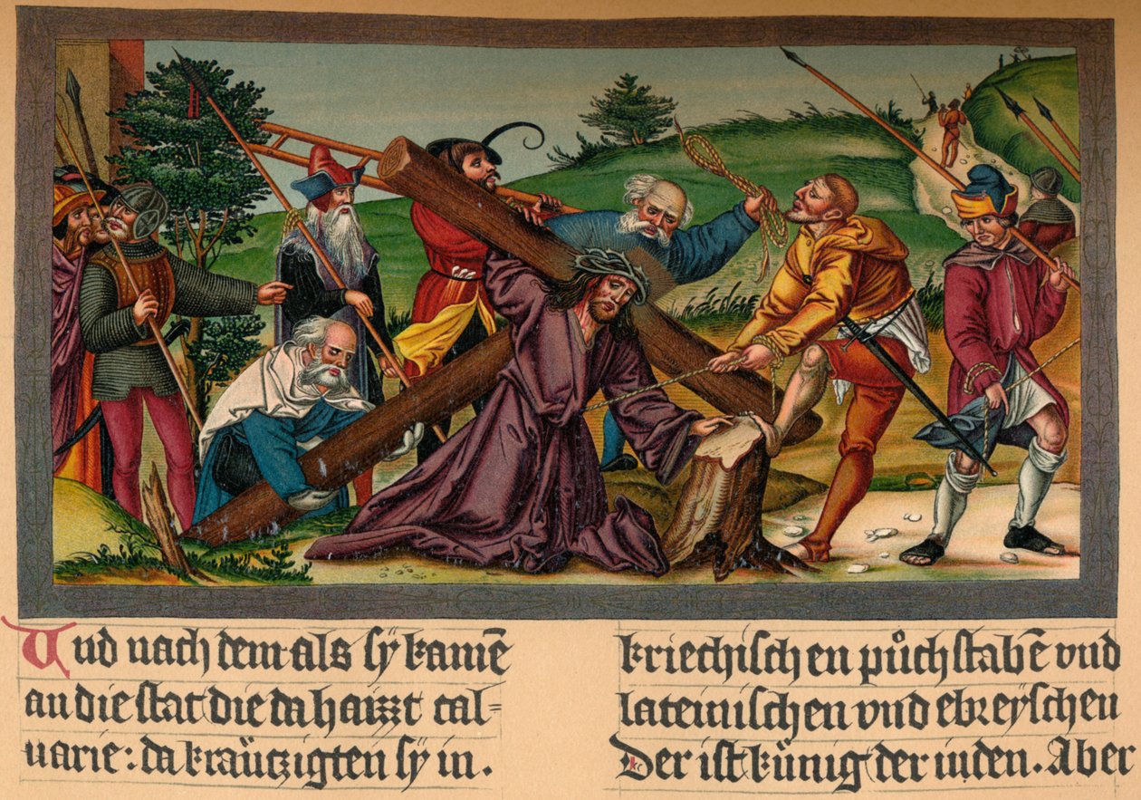 'Kristus på vei til Golgata', c1530, 1907 av Matthias Gerung