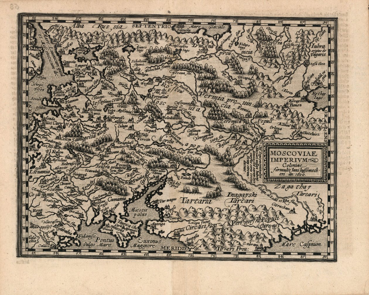 Moskva-riket, 1600 av Matthias Quad