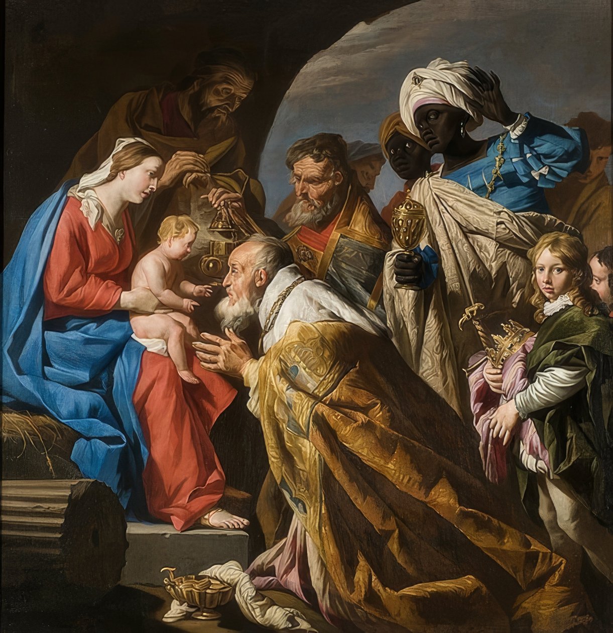 Tilbedelse av magiene av Matthias Stomer