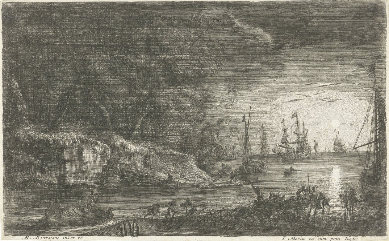 Havlandskap ved måneskinn av Matthieu van Plattenberg