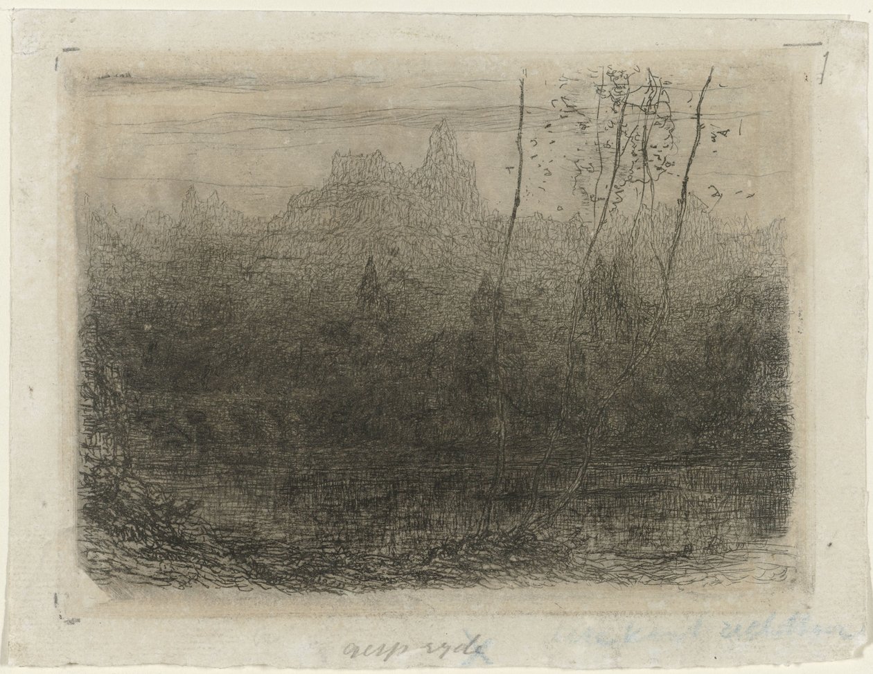 Fortryllet slott av Matthijs Maris